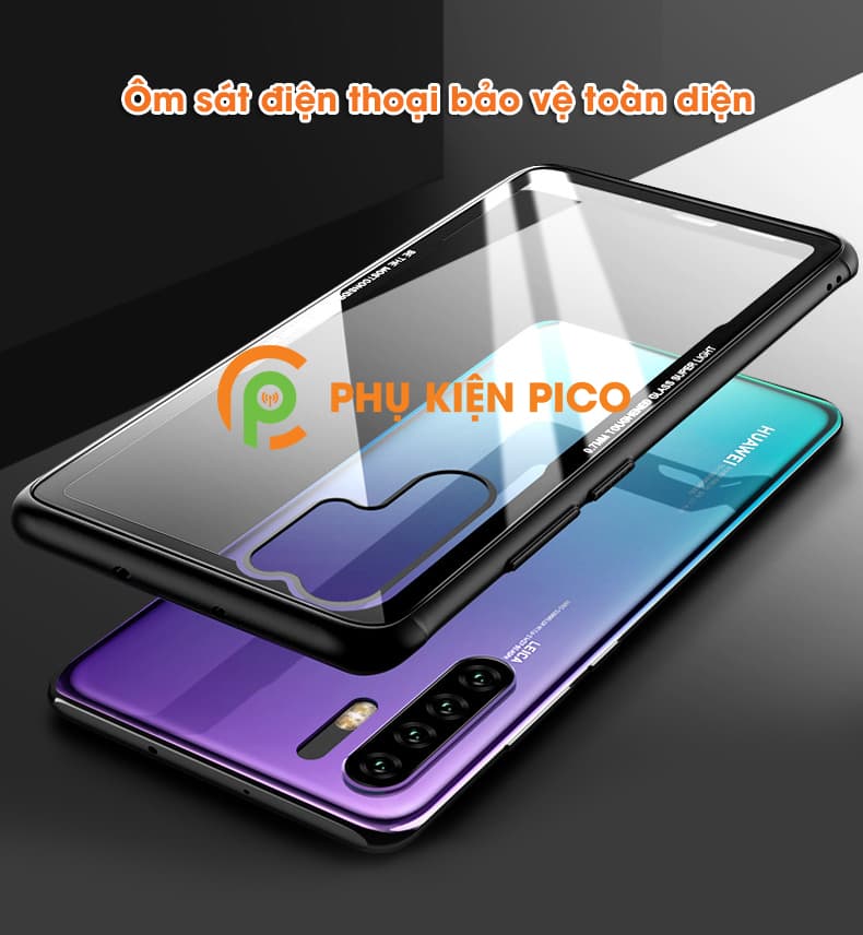 Ốp lưng Huawei P30 chống sốc mặt lựng trong suốt - 8