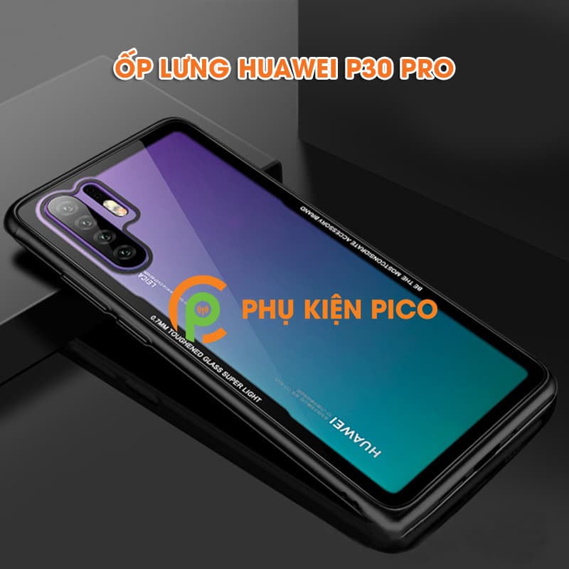 Ốp lưng Huawei P30 Pro chống sốc mặt lựng trong suốt - 10