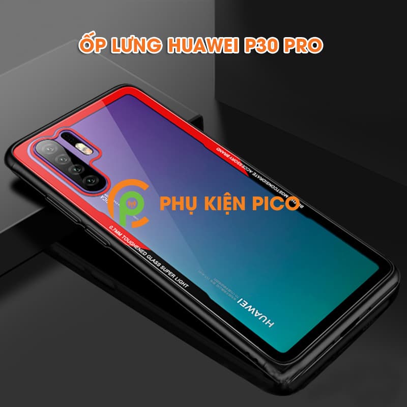 Ốp lưng Huawei P30 Pro chống sốc mặt lựng trong suốt - 4