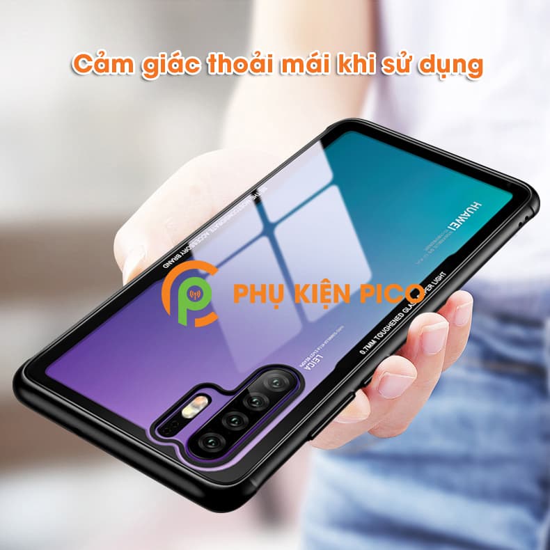 Ốp lưng Huawei P30 Pro chống sốc mặt lựng trong suốt - 3