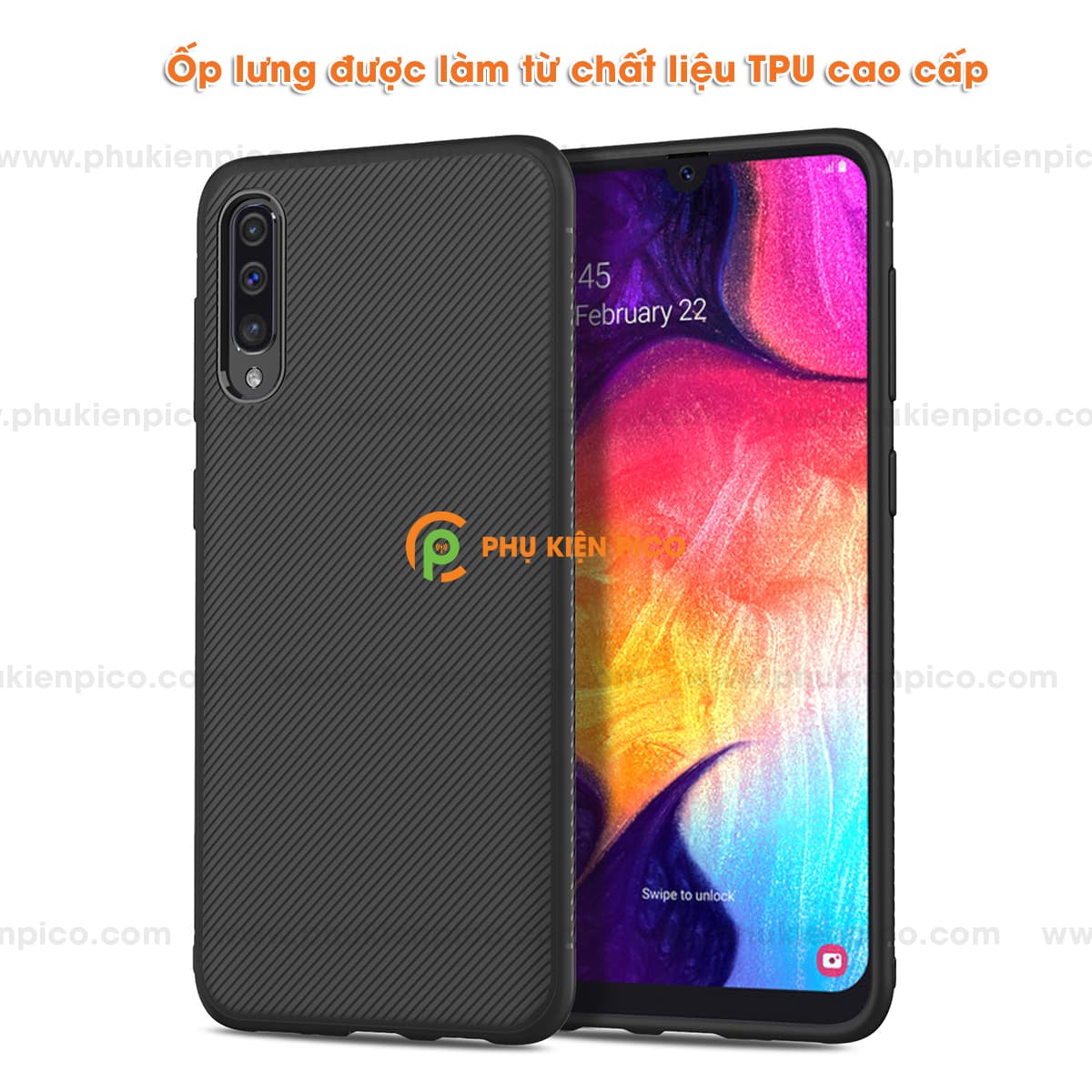 Ốp lưng Samsung Galaxy A50 TPU dẻo siêu bền chống sốc toàn diện - 10