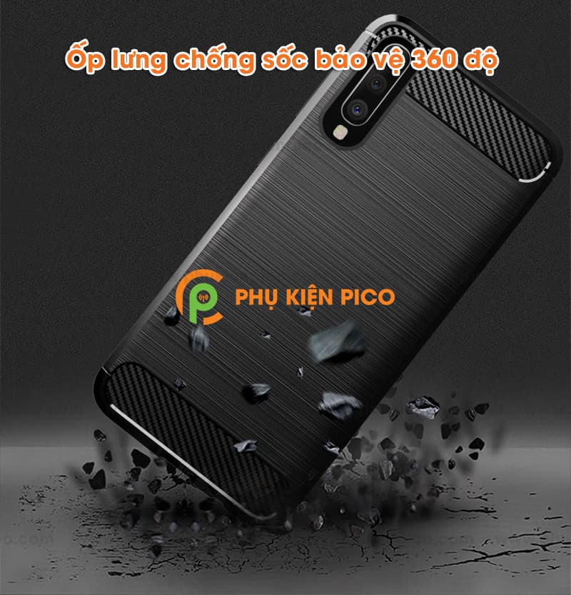 Ốp lưng Samsung Galaxy A50 siêu bền chống sốc bảo vệ camera [KM đèn Led Usb] - 6