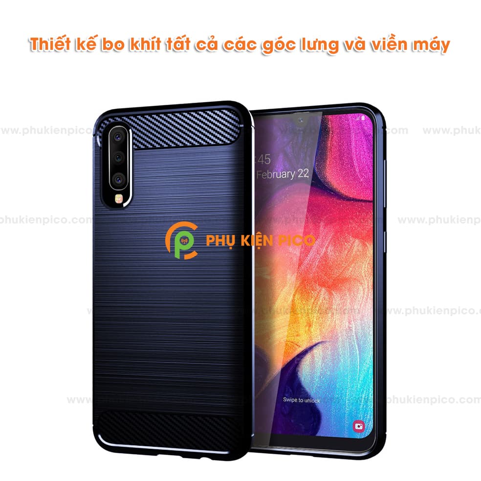 Ốp lưng Samsung Galaxy A50 siêu bền chống sốc bảo vệ camera [KM đèn Led Usb] - 5
