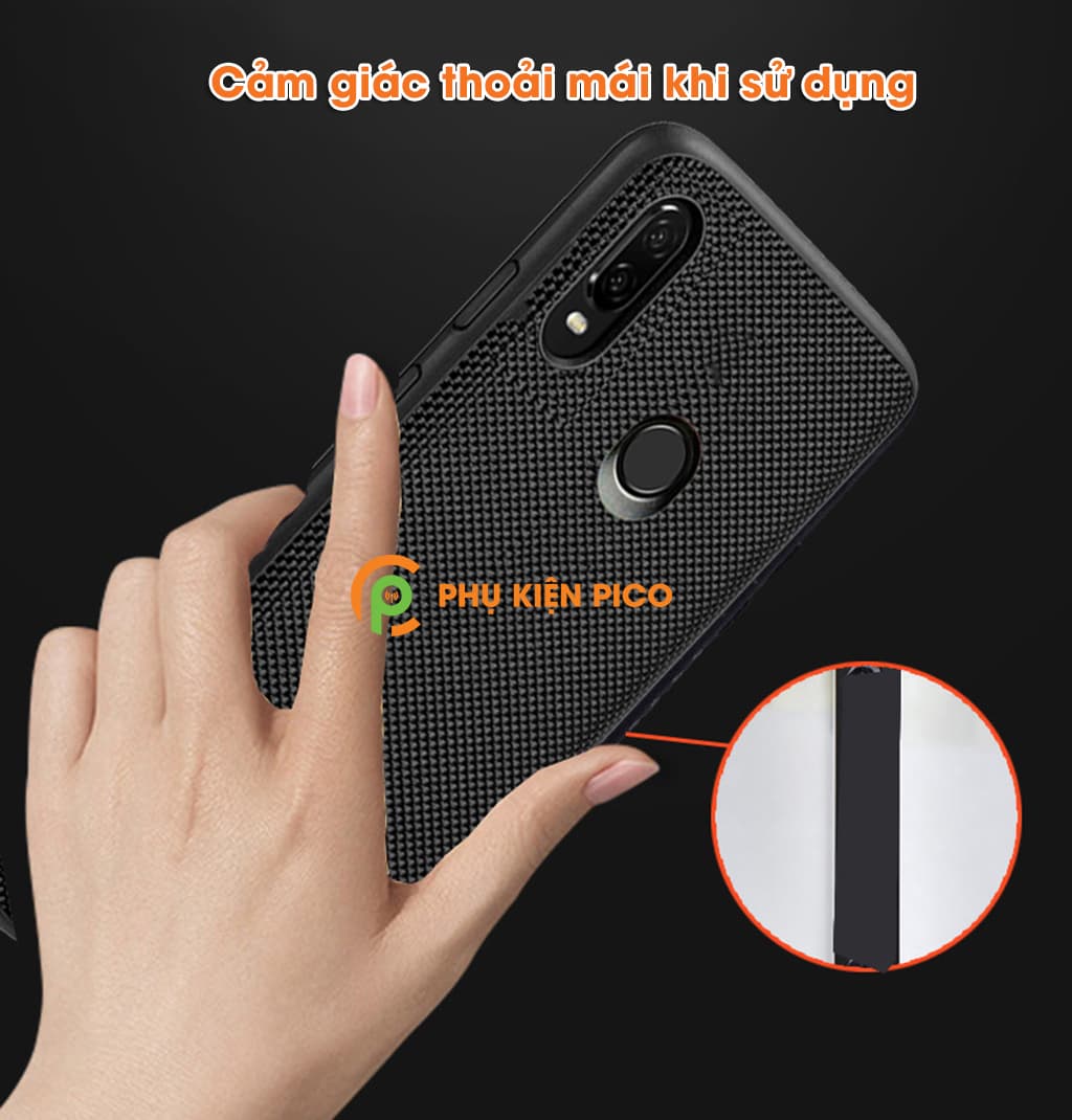 Ốp lưng Samsung Galaxy M20 vân carbon chống sốc siêu bền - 7