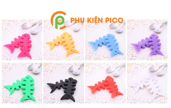 Dụng cụ quấn thu gọn dây tai nghe hình xương cá - 11