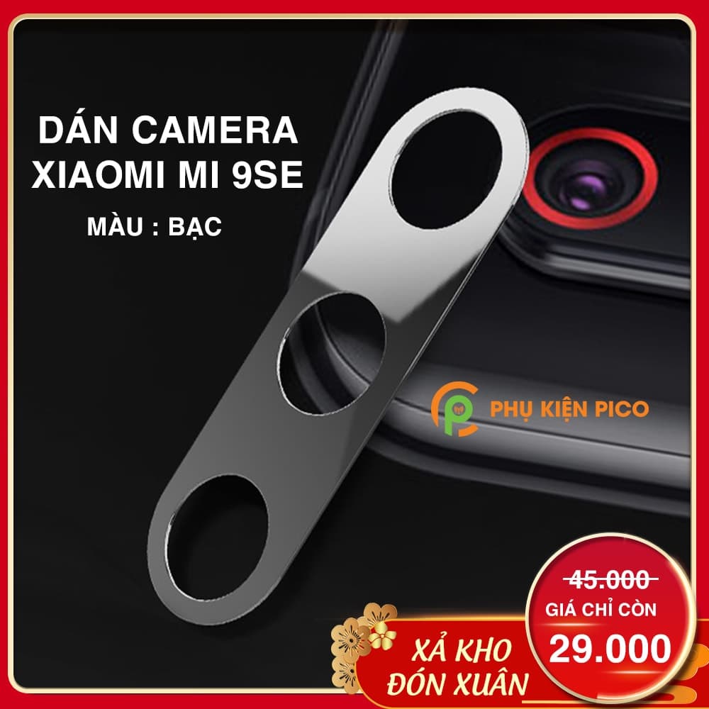Miếng dán kim loại bảo vệ camera Xiaomi Mi 9SE chống xước camera