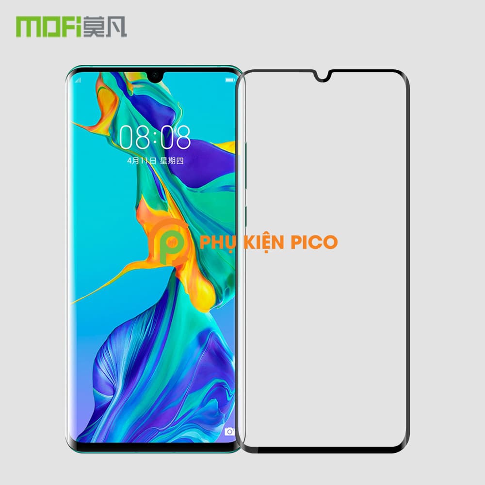 Kính cường lực Huawei p30 pro full viền chính hãng MOFI - 7