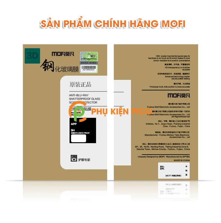 Kính cường lực Huawei p30 pro full viền chính hãng MOFI - 6