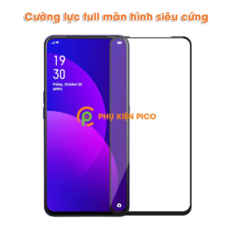 Kính cường lực Oppo F11 Pro full viền độ cứng 9H viền siêu mỏng - 9