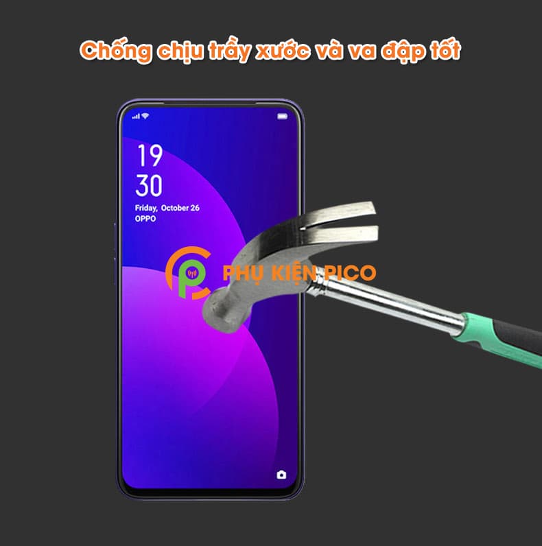 Kính cường lực Oppo F11 Pro full viền độ cứng 9H viền siêu mỏng - 8