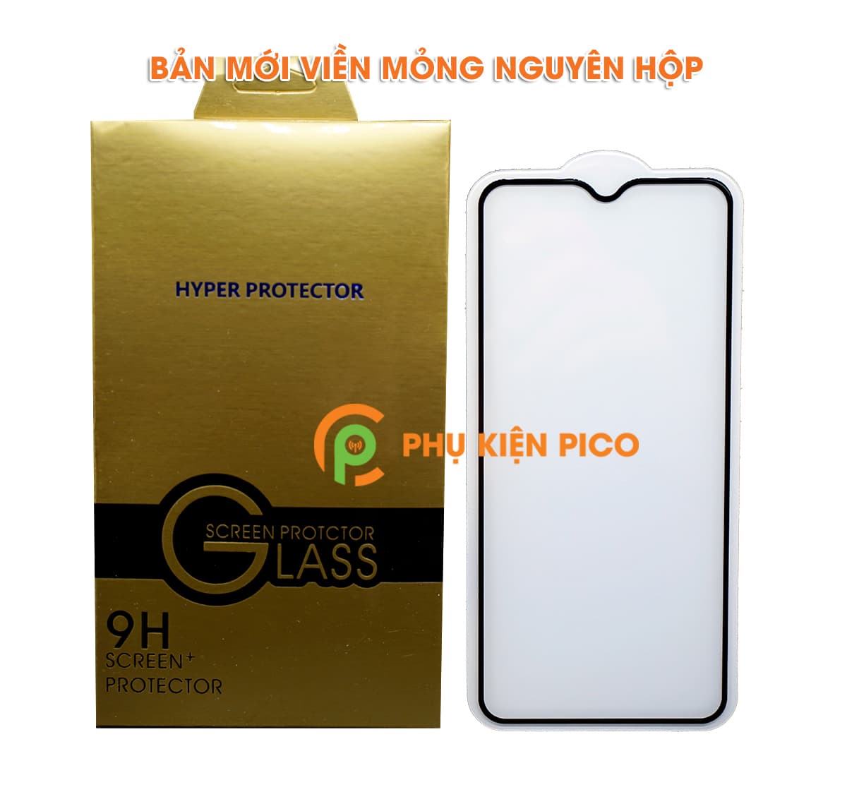 Kính cường lực Samsung Galaxy A10 bản mới viền mỏng nguyên hộp - 7