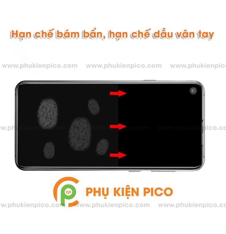 Kính cường lực Samsung Galaxy A8s viền đen full màn hình - 5