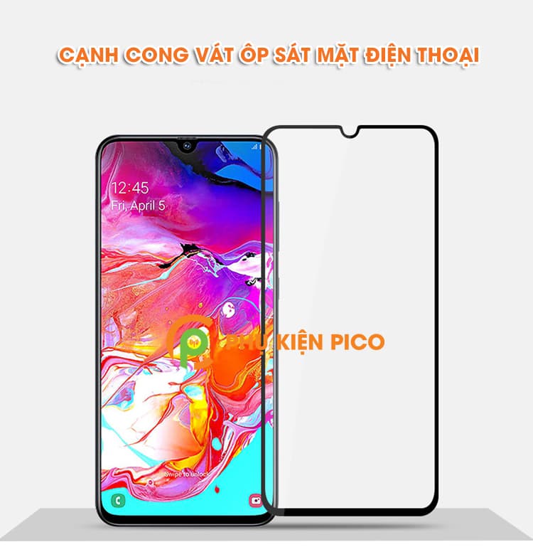 Kính cường lực Samsung Galaxy A10 bản mới viền mỏng nguyên hộp - 2