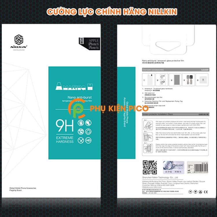 Miếng dán kính cường lực Xiaomi Mi 9SE trong suốt Nillkin Amazing H hàng nguyên tem - 2