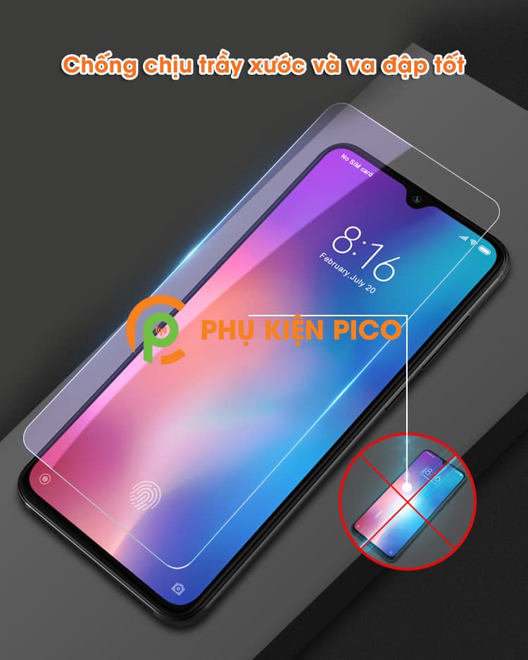 Miếng dán kính cường lực Xiaomi Mi 9SE trong suốt Nillkin Amazing H hàng nguyên tem - 7