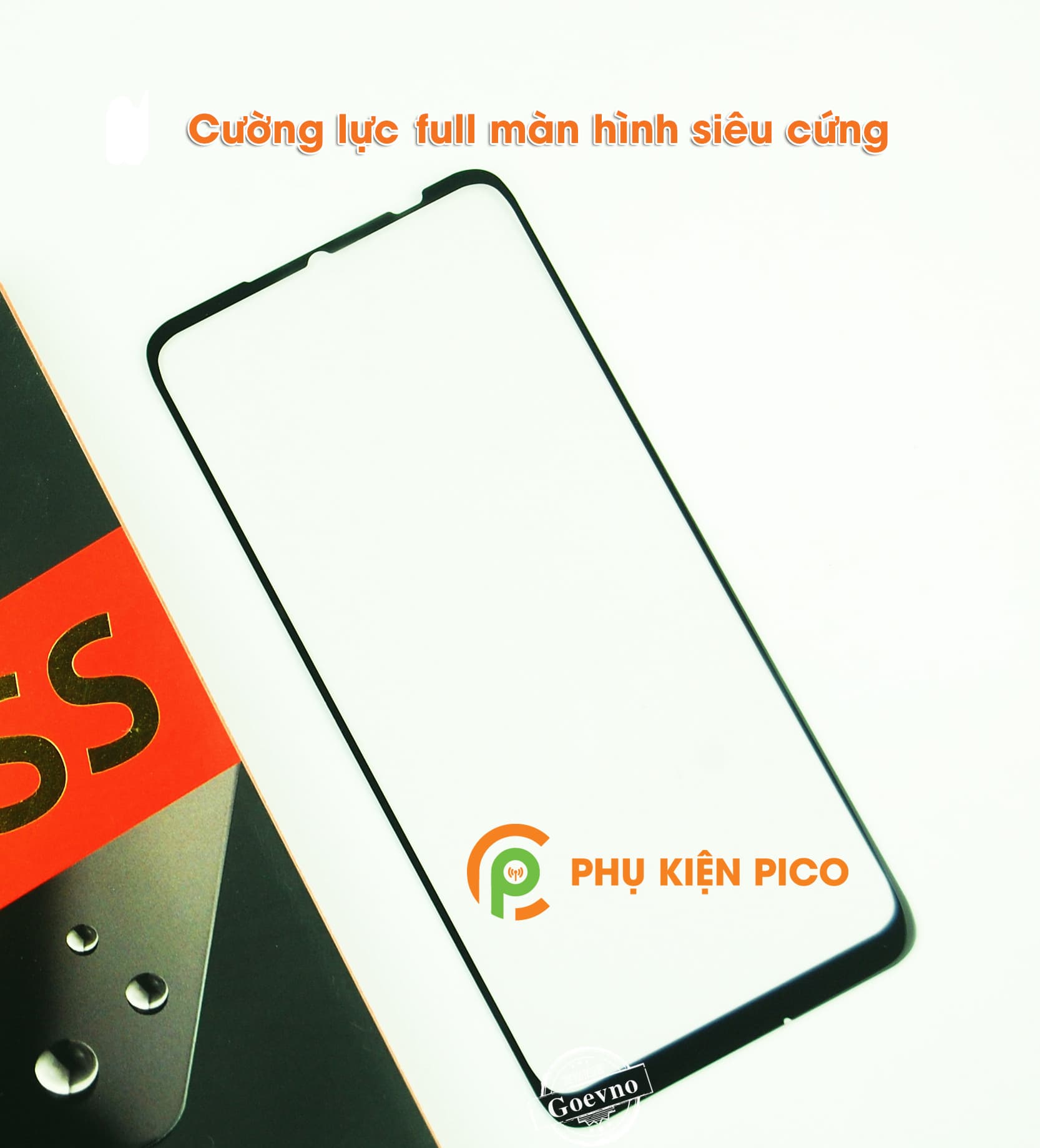 Kính cường lực Xiaomi Redmi Note 7 full viền chính hãng Goevno - 6