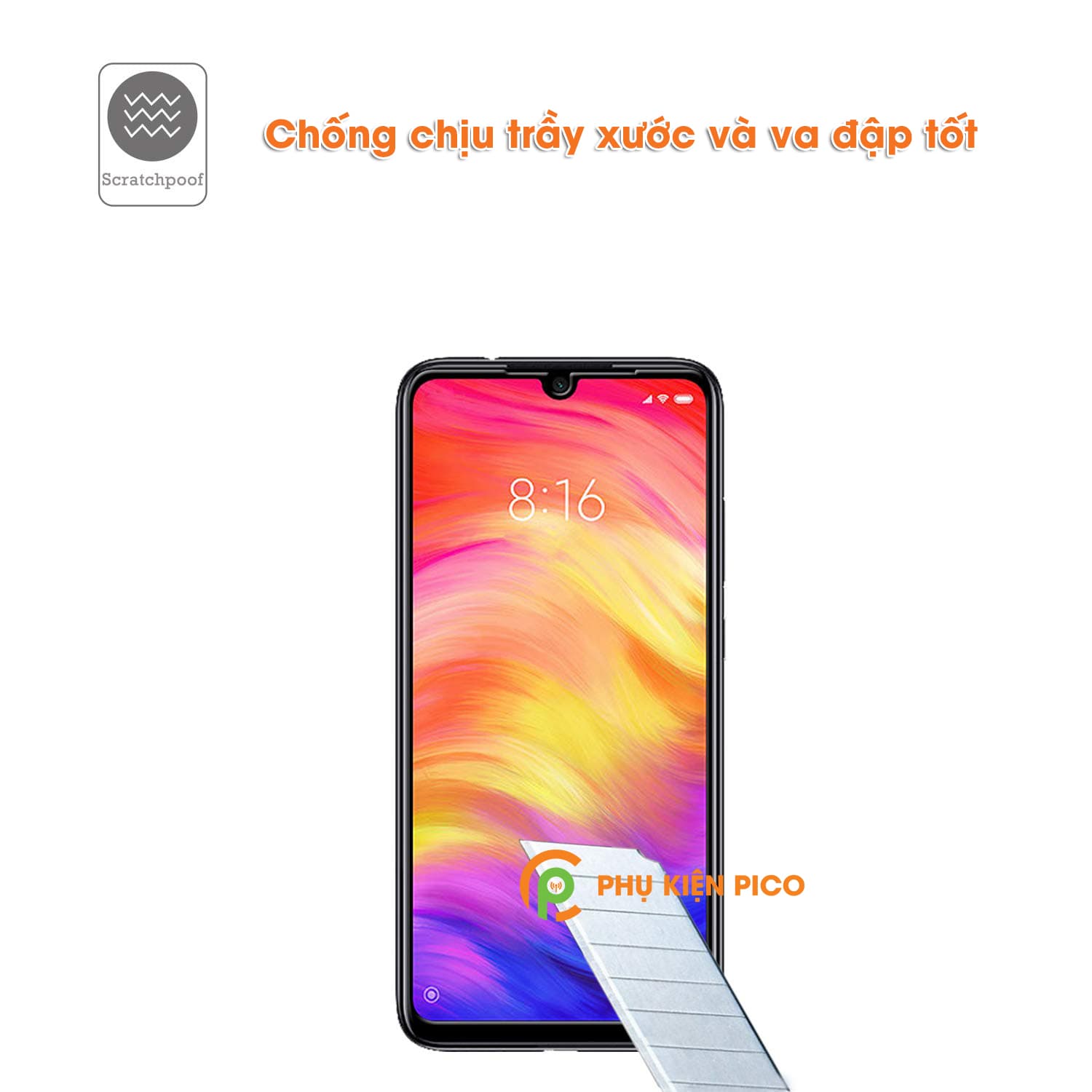 Kính cường lực Xiaomi Redmi Note 7 Pro Nillkin Amazing CP+ Pro hàng nguyên tem - 5