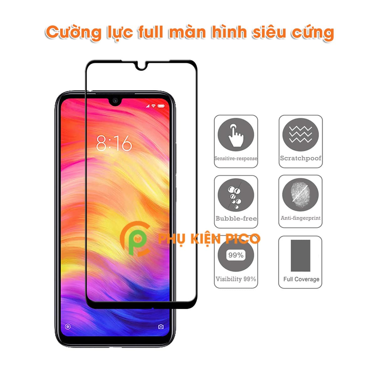 Kính cường lực Xiaomi Redmi Note 7 Pro Nillkin Amazing CP+ Pro hàng nguyên tem - 2