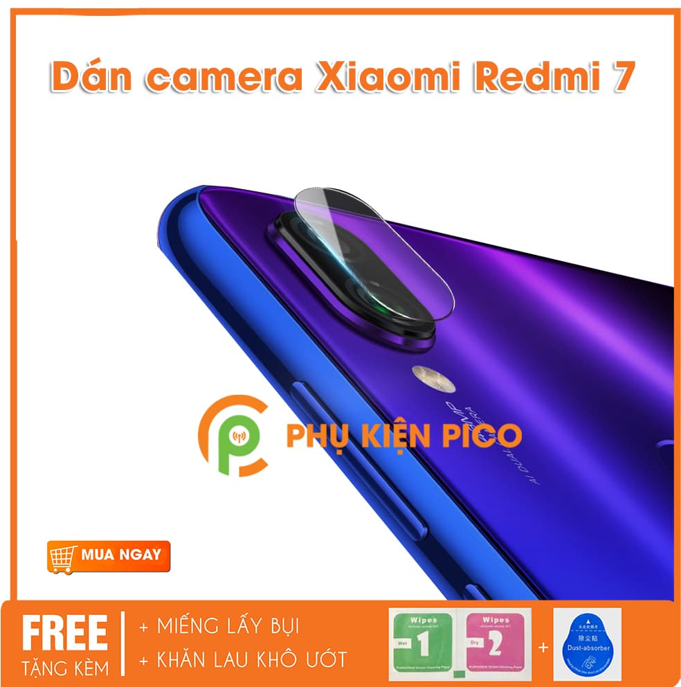 Miếng dán camera Xiaomi Redmi 7 chống xước camera