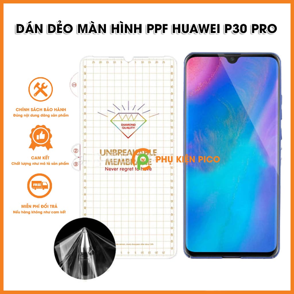 Combo miếng dán màn hình và mặt lưng Huawei P30 Pro - 6