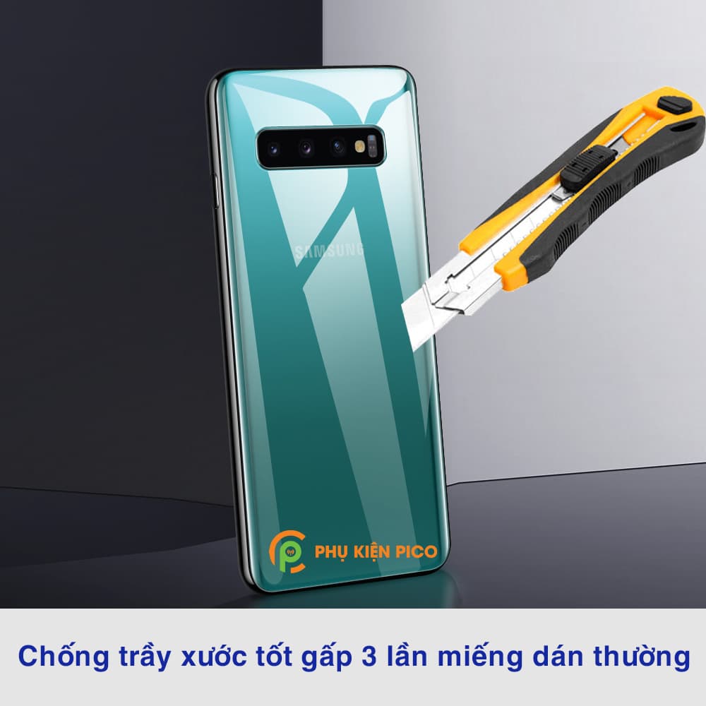 Dán lưng Samsung S10 Plus full mặt lưng trong suốt PPF tự phục hồi vết xước - 2