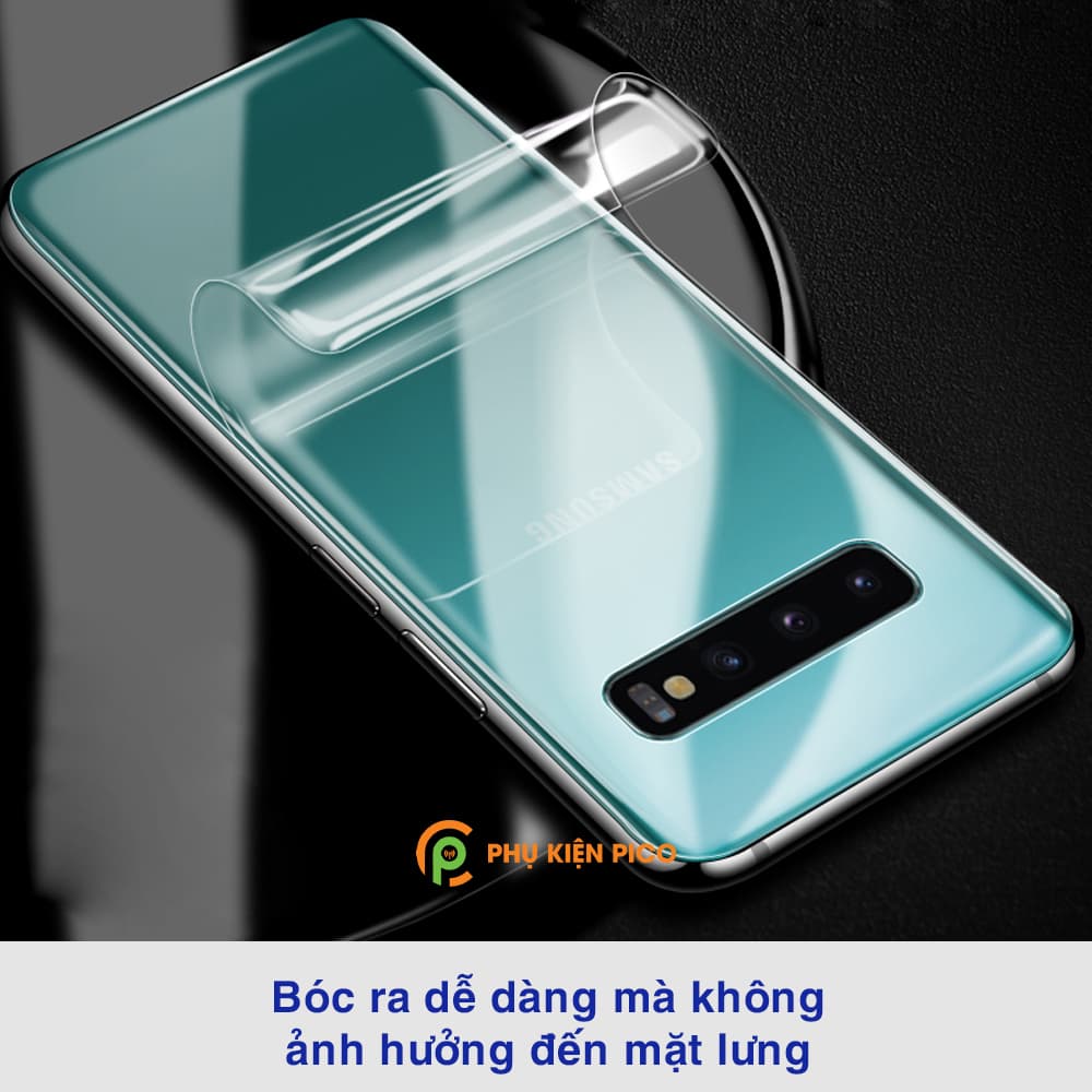 Dán lưng Samsung S10 Plus full mặt lưng trong suốt PPF tự phục hồi vết xước - 5