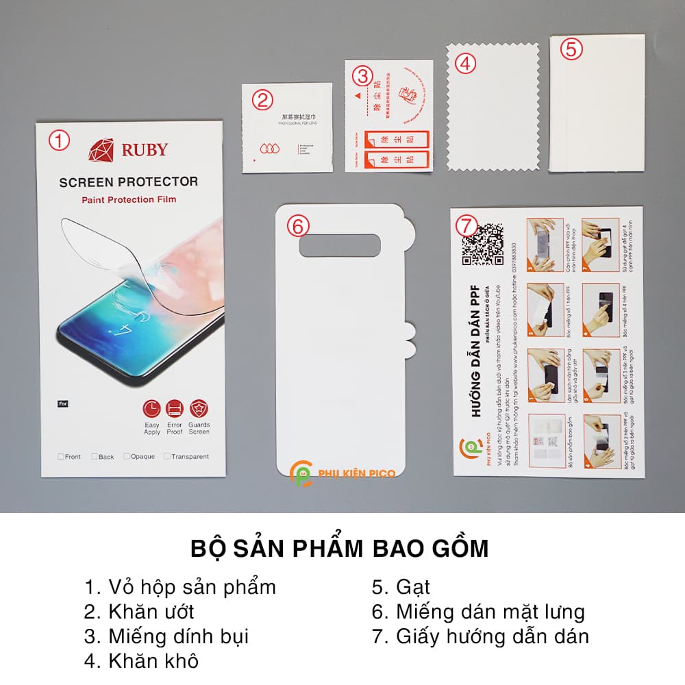 Dán lưng Samsung S10 full mặt lưng trong suốt PPF tự phục hồi vết xước - 7