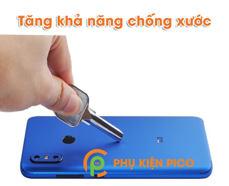 Dán mặt lưng Xiaomi Mi 9 nhựa dẻo cao cấp 3 màu đỏ đen xanh - 6