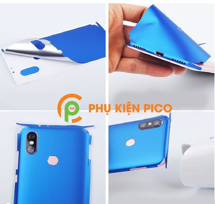 Dán mặt lưng Xiaomi Mi 9 nhựa dẻo cao cấp 3 màu đỏ đen xanh - 4