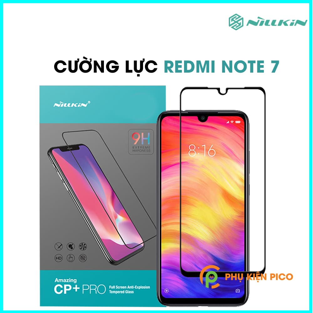 Kính cường lực Xiaomi Redmi Note 7 Nillkin Amazing CP+ Pro hàng nguyên tem
