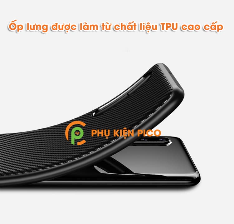 Ốp lưng Huawei P30 vân cacbon chính hãng Ipaky - 7