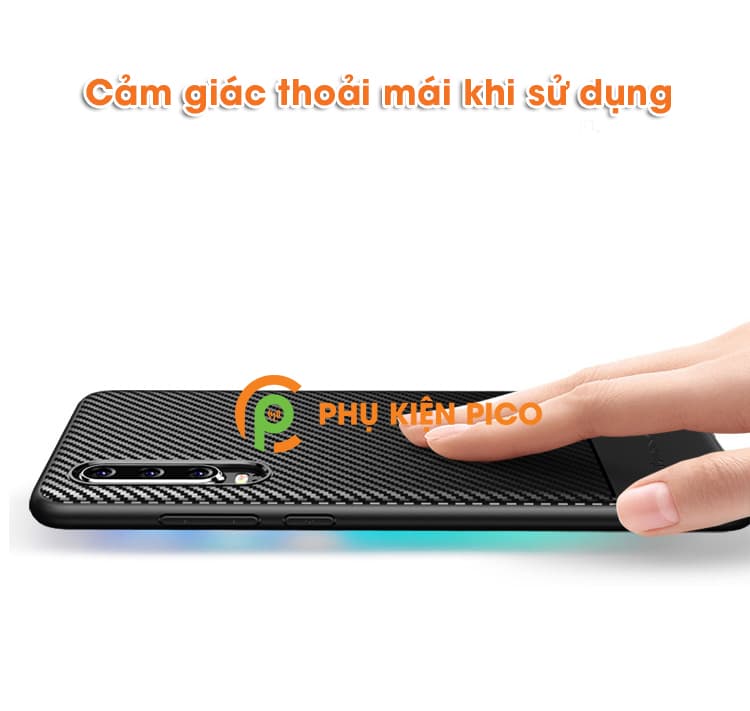 Ốp lưng Huawei P30 vân cacbon chính hãng Ipaky - 4