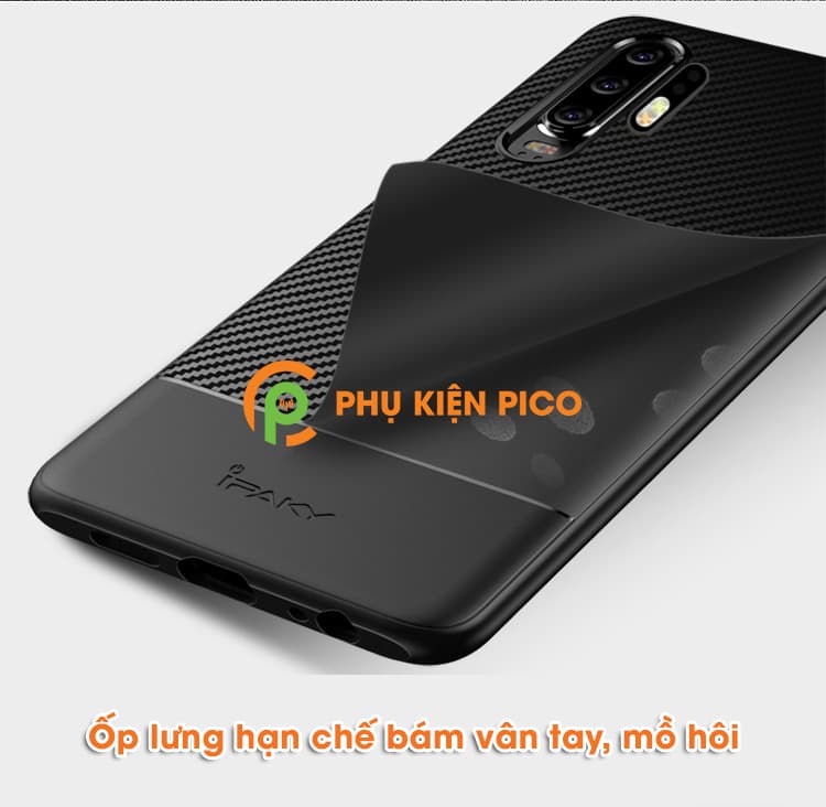 Ốp lưng Huawei P30 Pro vân cacbon chính hãng Ipaky - 9