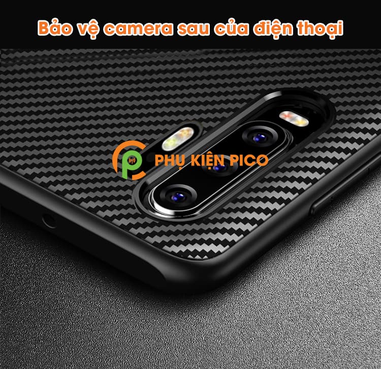 Ốp lưng Huawei P30 Pro vân cacbon chính hãng Ipaky - 8