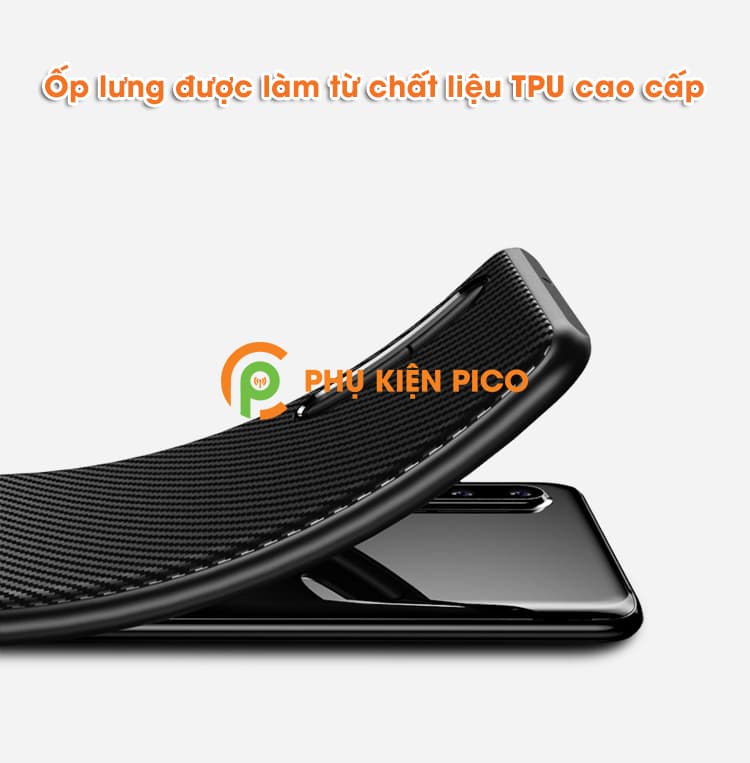Ốp lưng Huawei P30 Pro vân cacbon chính hãng Ipaky - 6
