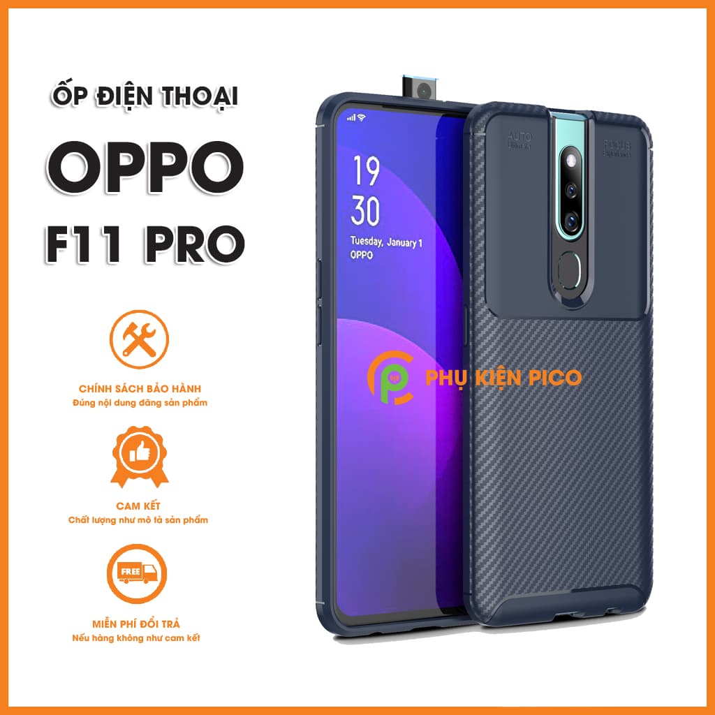 Ốp lưng Oppo F11 Pro siêu bền chống sốc bảo vệ camera