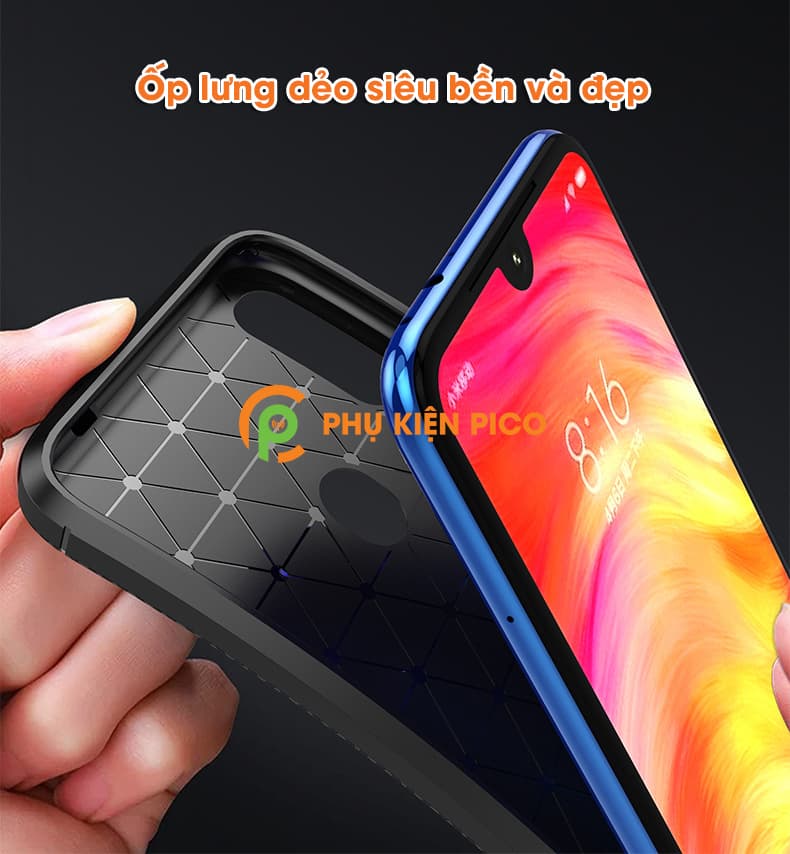 Ốp lưng Xiaomi Redmi Note 7 siêu bền chống sốc bảo vệ camera - 6