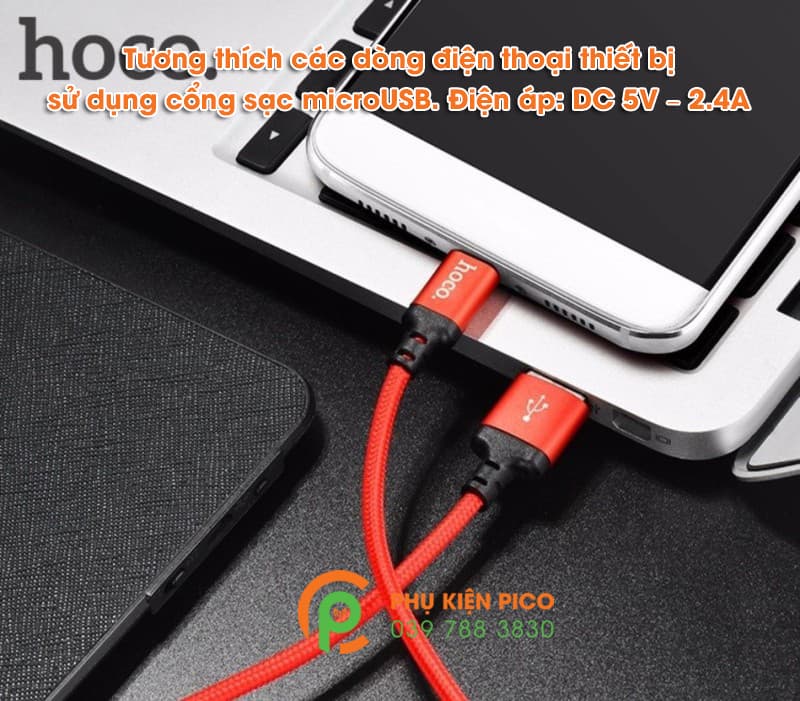 Cáp sạc Hoco Micro Usb - Cáp sạc Hoco dây dù - 4