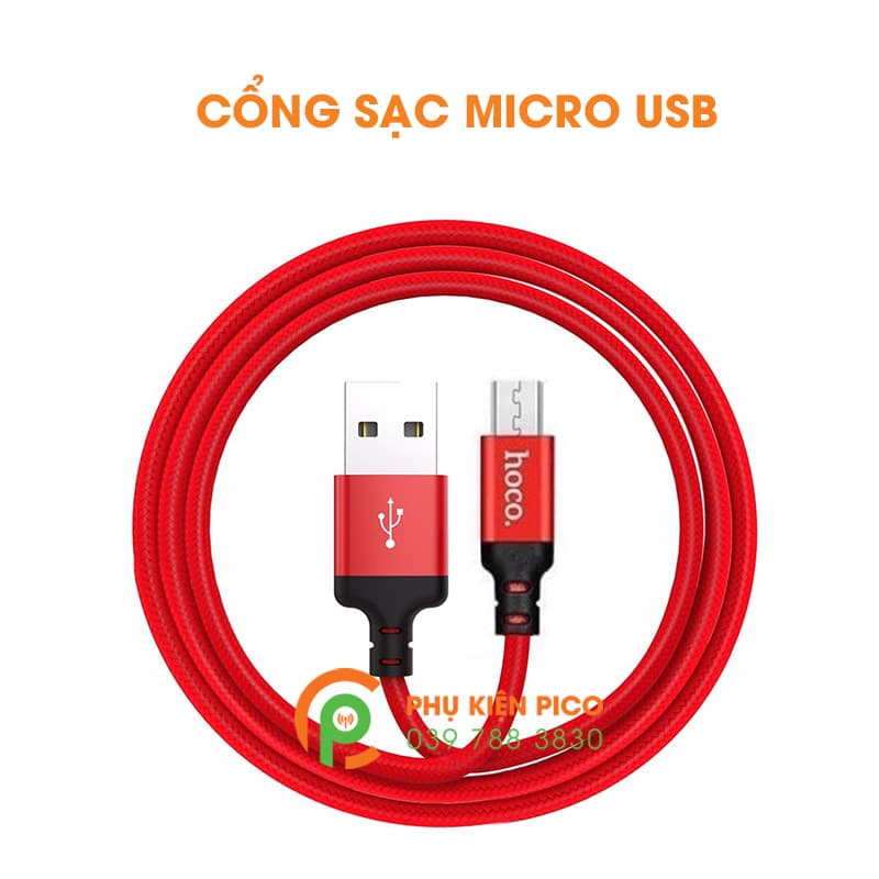 Cáp sạc Hoco Micro Usb - Cáp sạc Hoco dây dù - 3