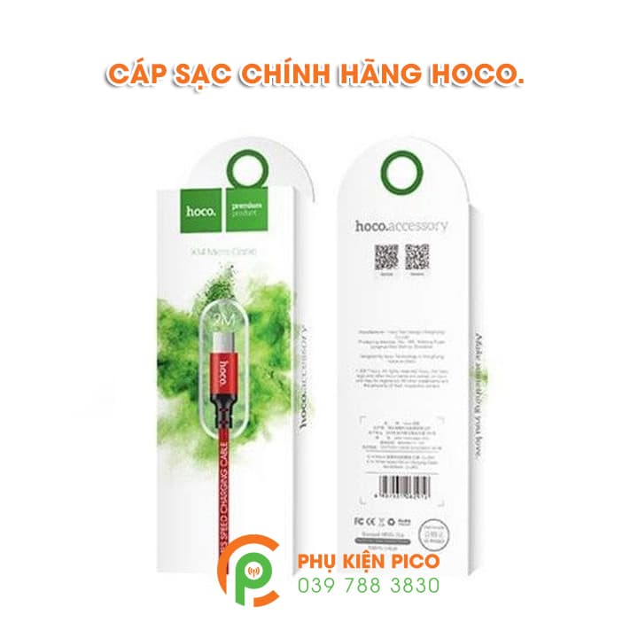 Cáp sạc Hoco Micro Usb - Cáp sạc Hoco dây dù - 2