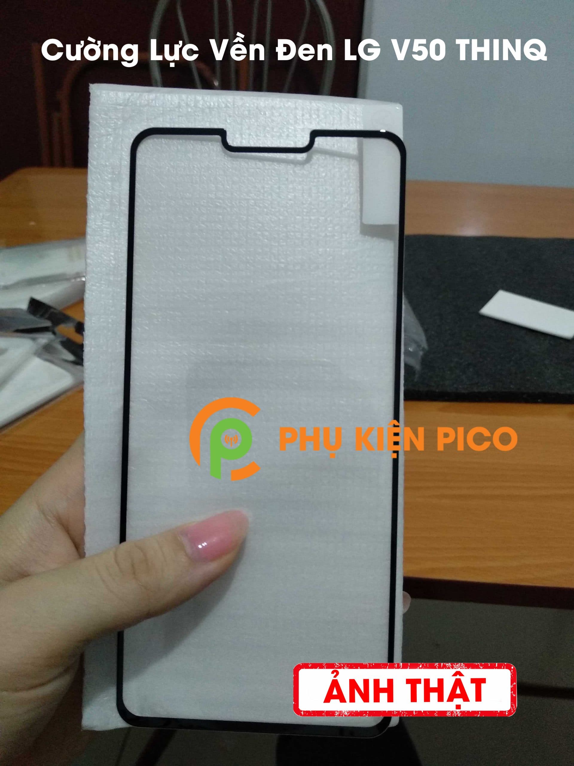 Kính cường lực LG V50 ThinQ full viền độ cứng 9H - 6