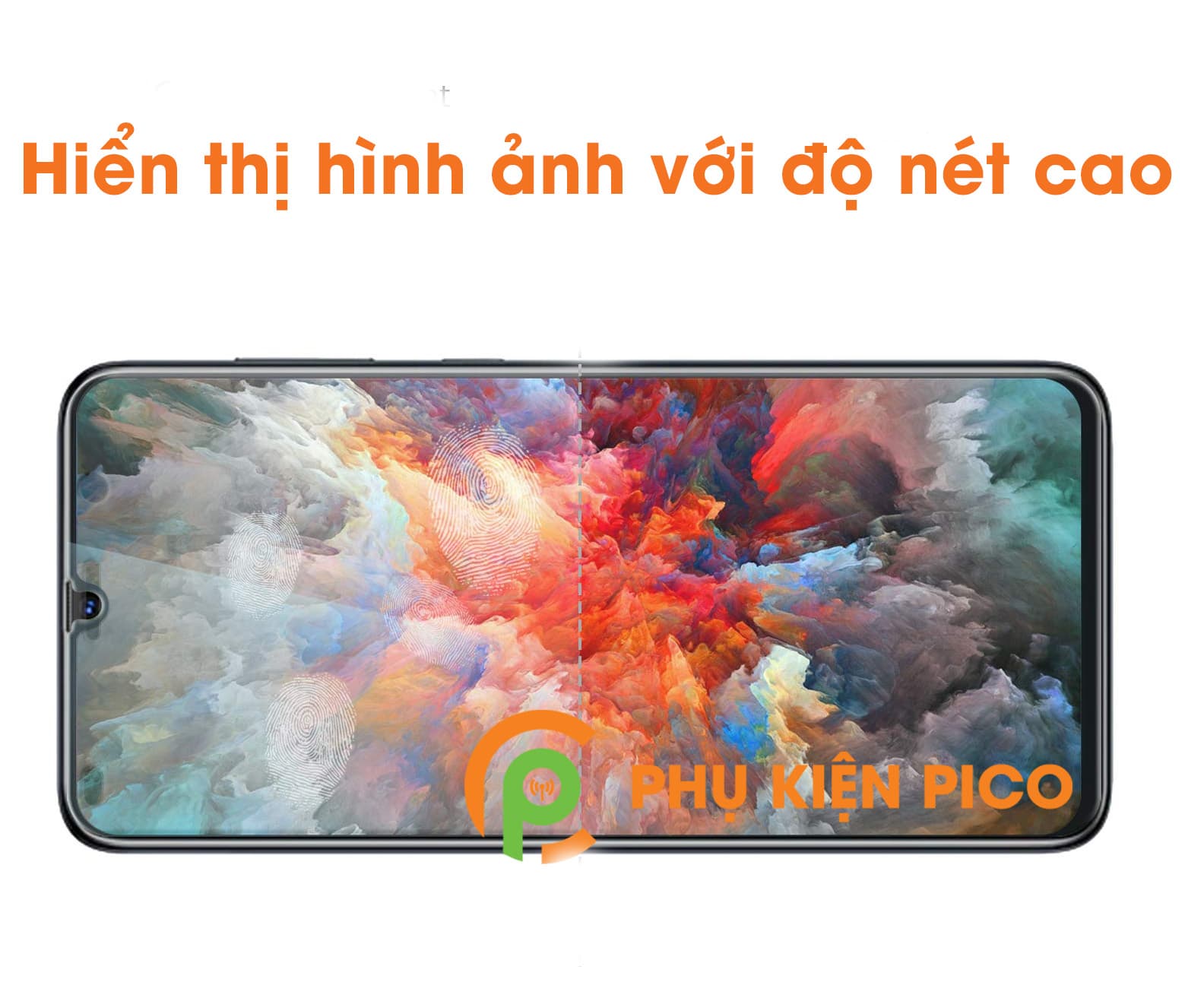 Kính cường lực Samsung Galaxy A70 full viền độ cứng 9H - 5