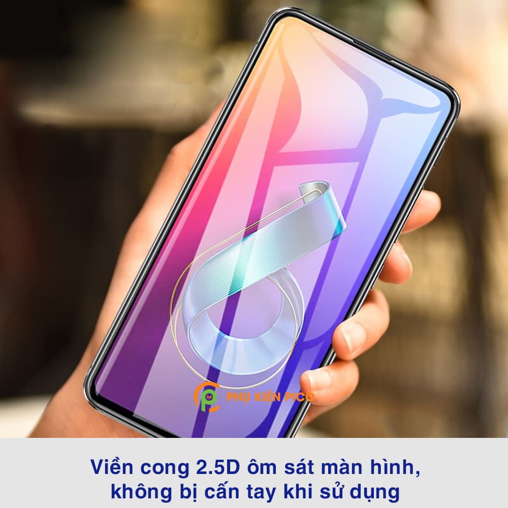Kính cường lực Zenfone 6 full màn hình viền đen siêu mỏng độ cứng 9H - 5