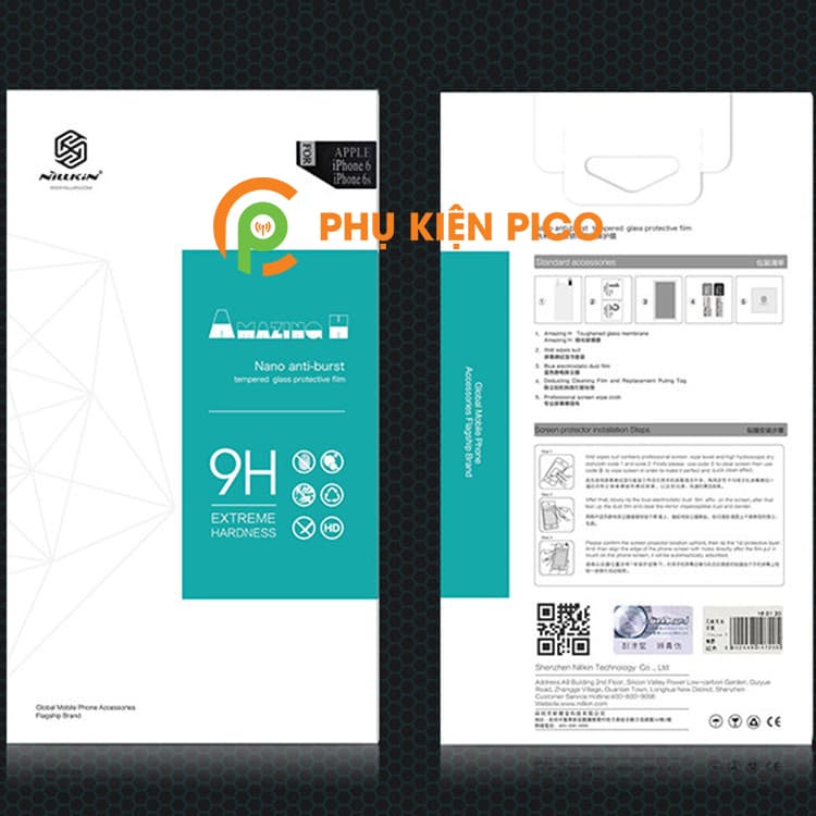 Kính cường lực Xiaomi Mi 8 trong suốt Nillkin Amazing H - 8