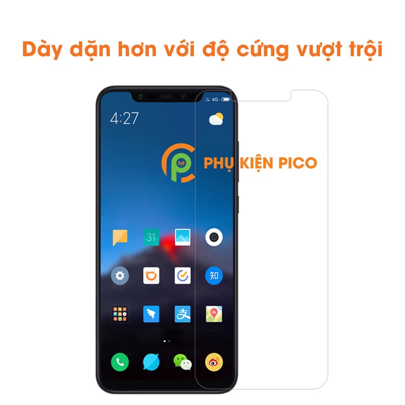 Kính cường lực Xiaomi Mi 8 trong suốt Nillkin Amazing H - 2