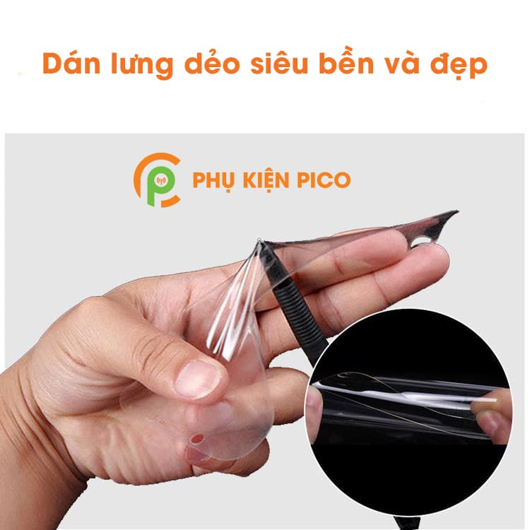 Dán mặt lưng Google Pixel 3a trong suốt full mặt sau - 2