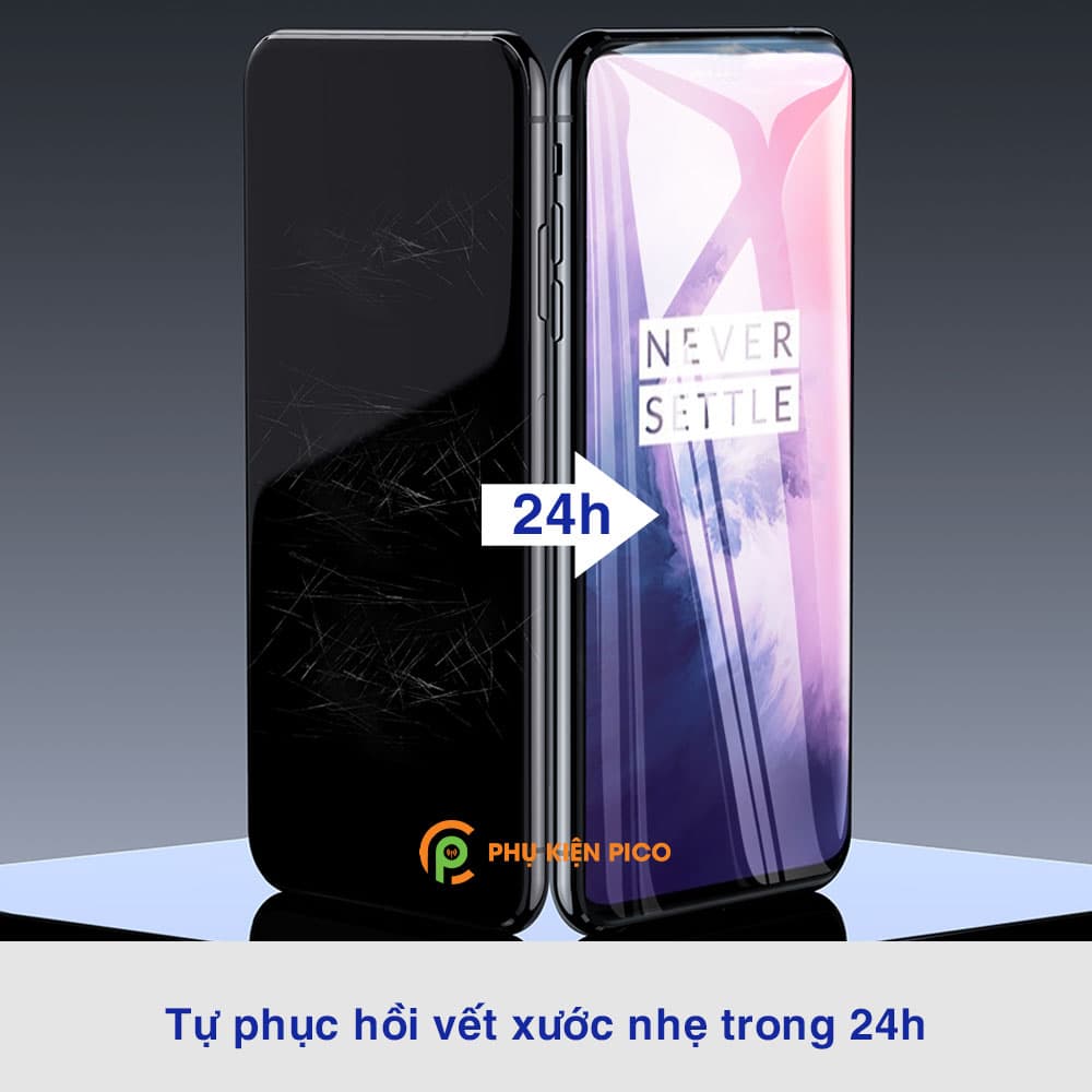 Dán màn hình Oneplus 7 Pro full màn dẻo trong suốt PPF tự phục hồi vết xước - 3