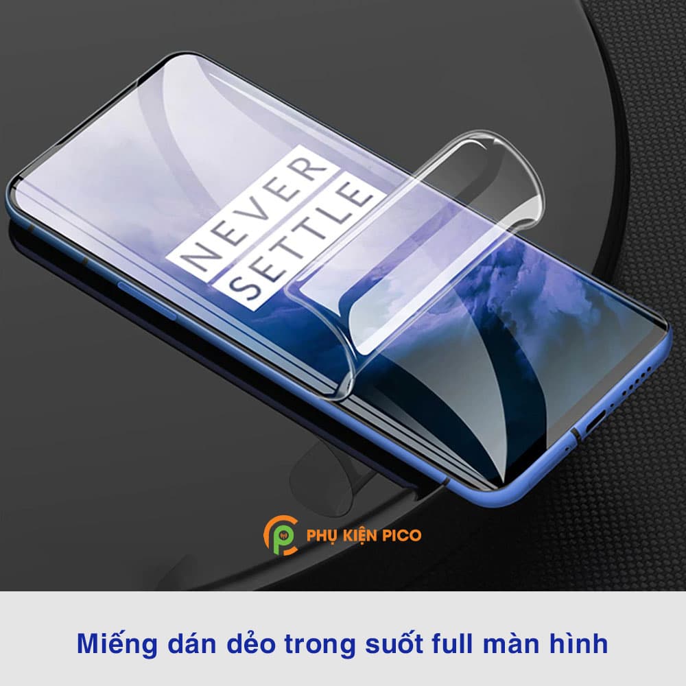 Dán màn hình Oneplus 7 Pro full màn dẻo trong suốt PPF tự phục hồi vết xước - 6