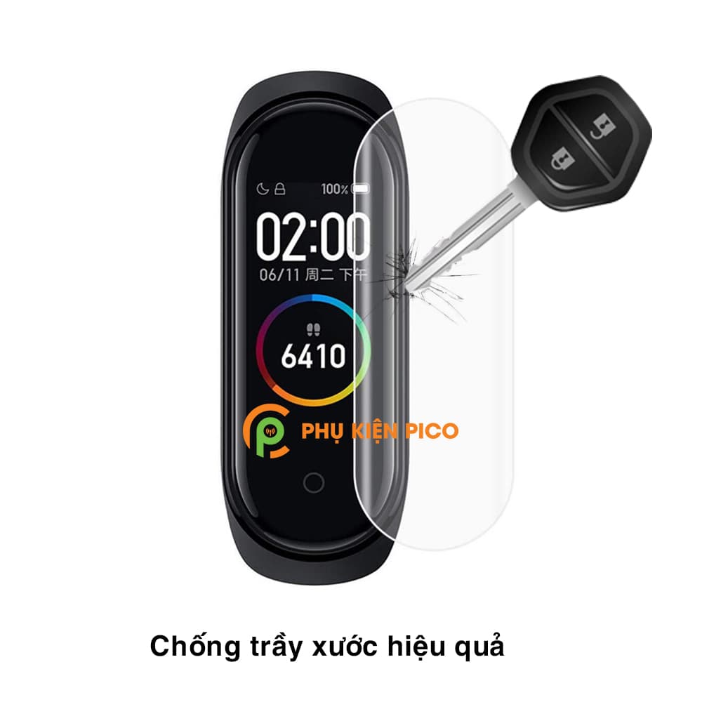 Dán màn hình Mi Band 4 chính hãng Gor bộ 5 miếng chống trầy xước - Dán dẻo vòng đeo sức khoẻ Xiaomi Mi Band 4 - 2