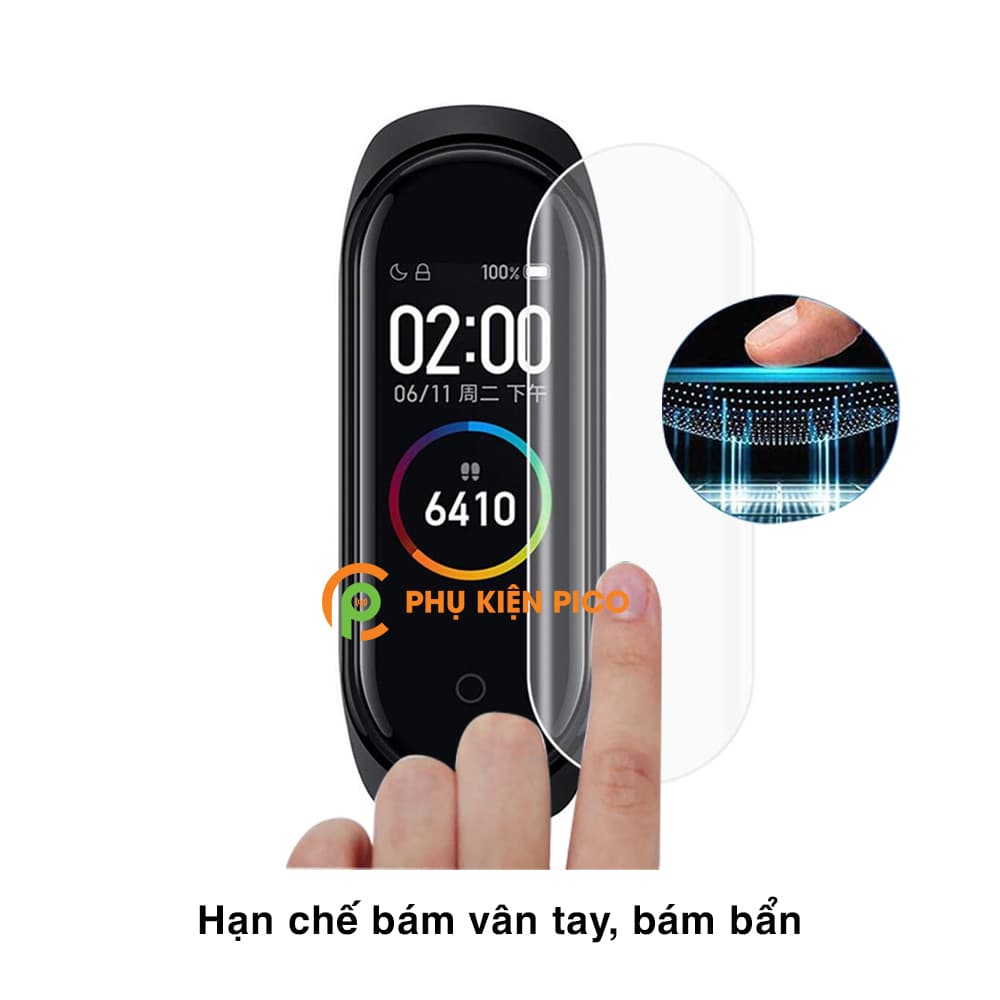 Dán màn hình Mi Band 4 chính hãng Gor bộ 5 miếng chống trầy xước - Dán dẻo vòng đeo sức khoẻ Xiaomi Mi Band 4 - 3